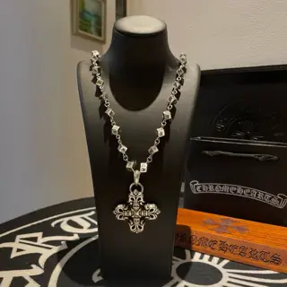 Chrome Hearts classic multi-element dice necklace