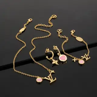 Louis Vuitton Earrings Bracelet Necklace