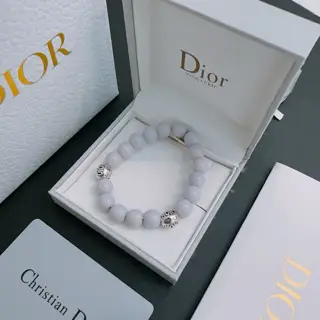 DIOR Multi-element agate Thai silver style bracelet