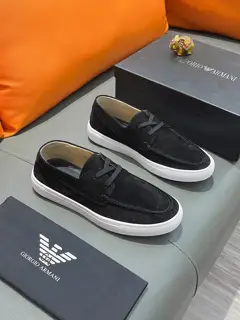 Armani slip-on shoes