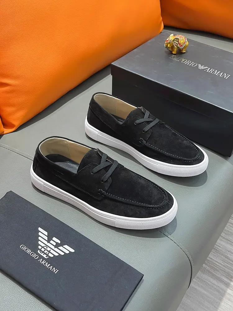 Armani slip-on shoes