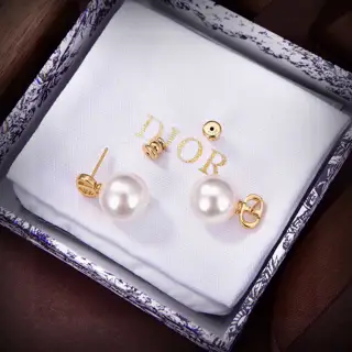 Dior new style Dior new bee earrings loved by all the top brands. The metal texture