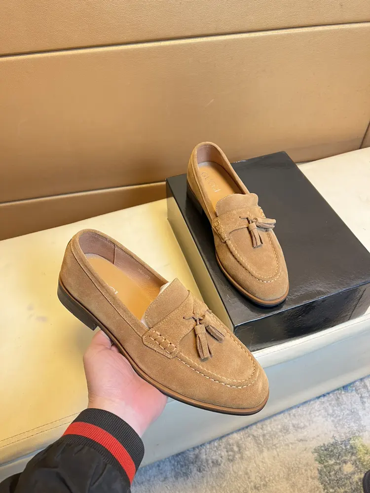 Gucci casual leather shoes. Counter purchase Casual shoes Original leather imported from