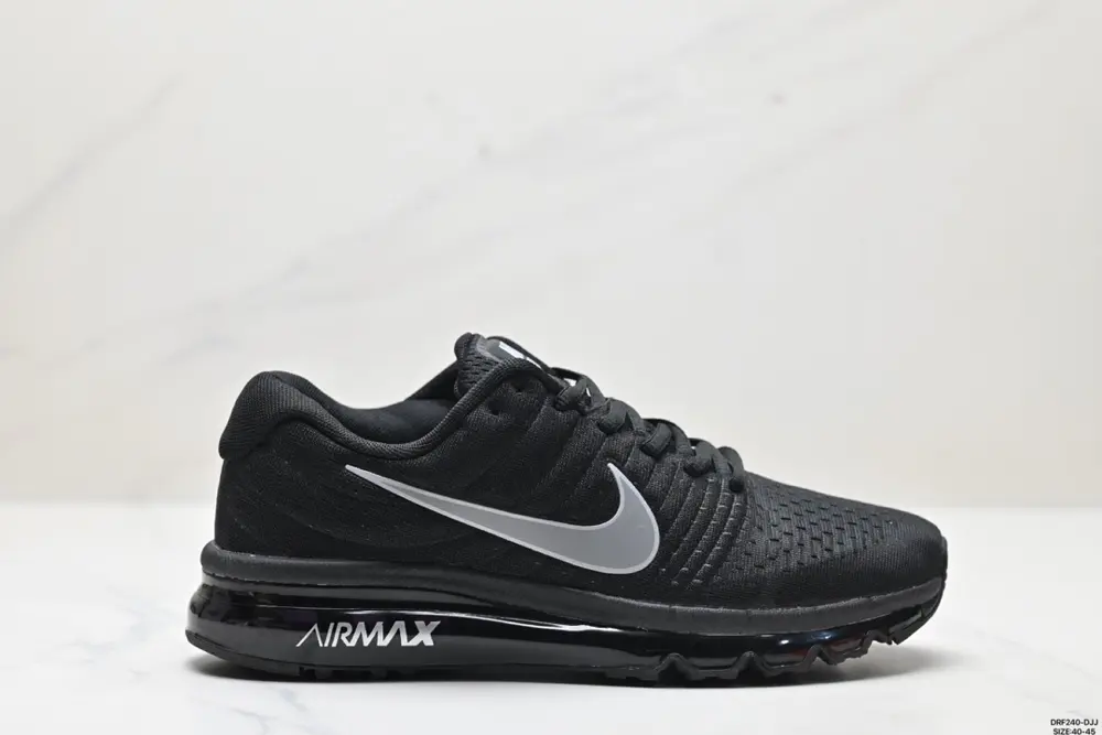 Nike Air Max 2017 White Pure Platinum Series Nike Low-top All-match Jacquard Mesh Full Palm 849559-010