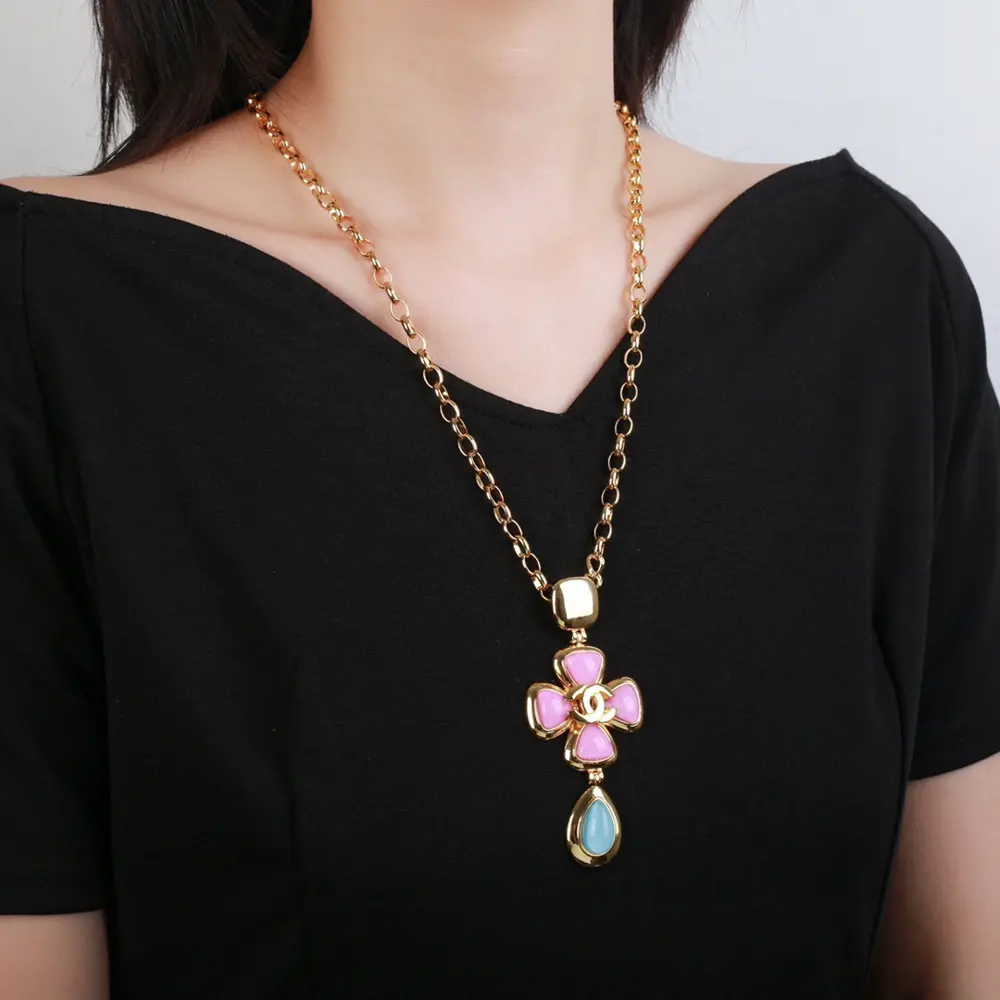 Chanel colorful necklace