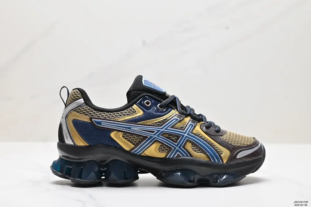 ASICS Gel-Quantum Kinetic ASICS Retro Casual Sports Shoes Thick-soled Height-enhancing 1203A270-202