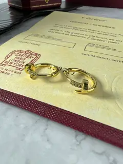 Cartier nail earrings