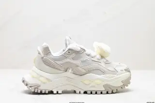 FILA FUSION Fila fashion brand BIANCO fabric synthetic leather hard candy stitching shock T12W441005FAC