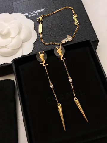 Saint Laurent Earrings Bracelet