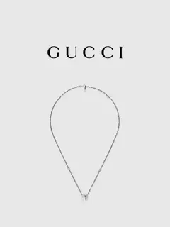 Gucci horsebit necklace