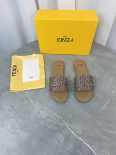 Fendi flat slippers