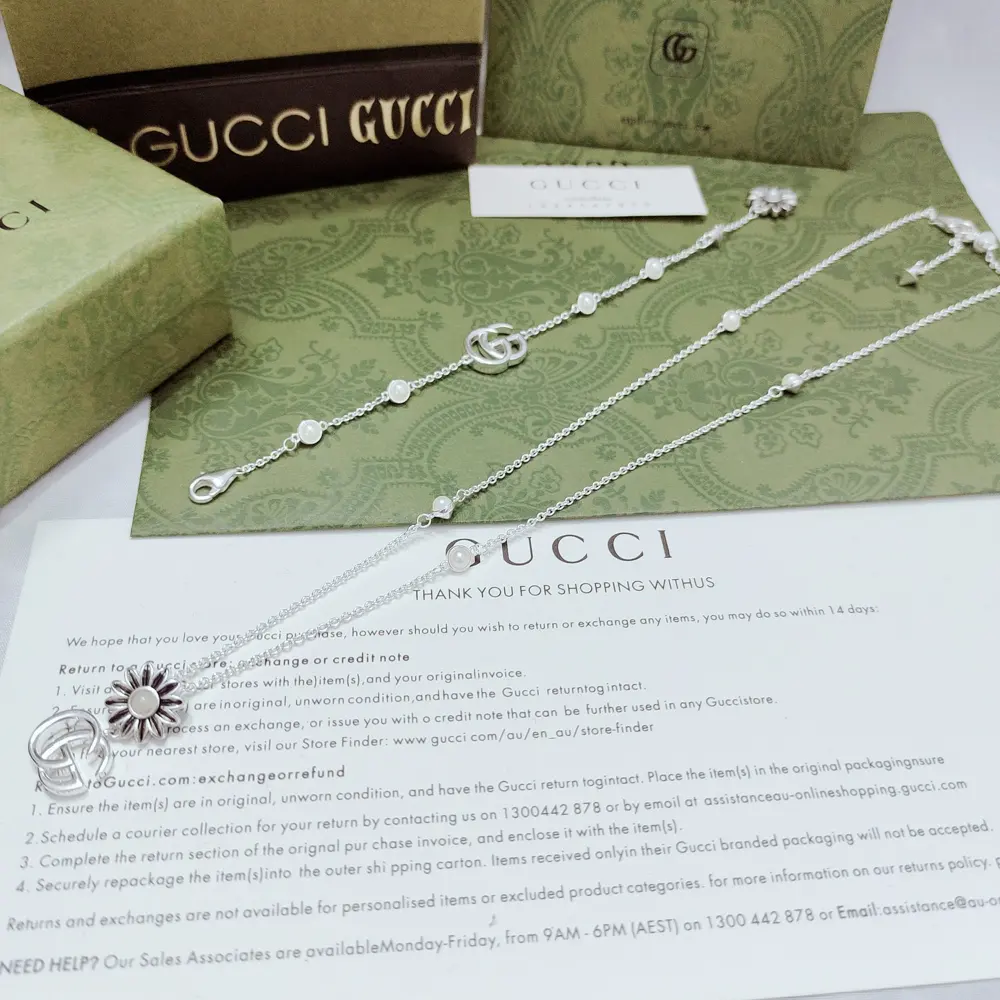 Gucci Bracelet Necklace