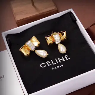 Celine bow earrings