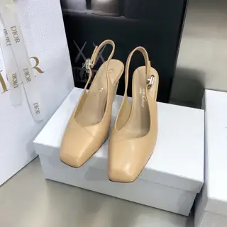 Dior 2022 Early Spring New Rhodes Series Shaped Heel Hollow Women’s Sandals Celebrity Style