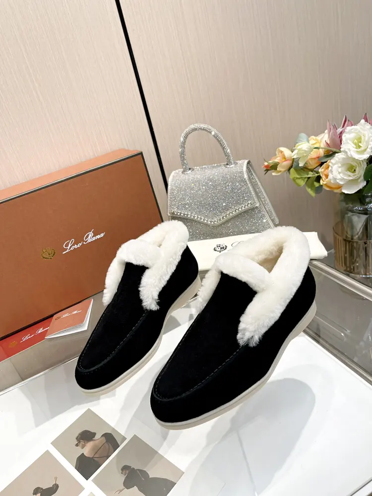 Loro piana mid-top classic loafers