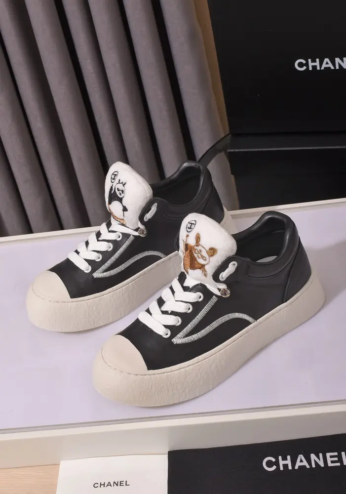 Chanel Panda Shoes. Deep Mouth Shoes