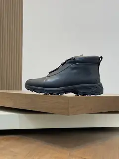 ZEGNA mid-top suede sports casual sneakers