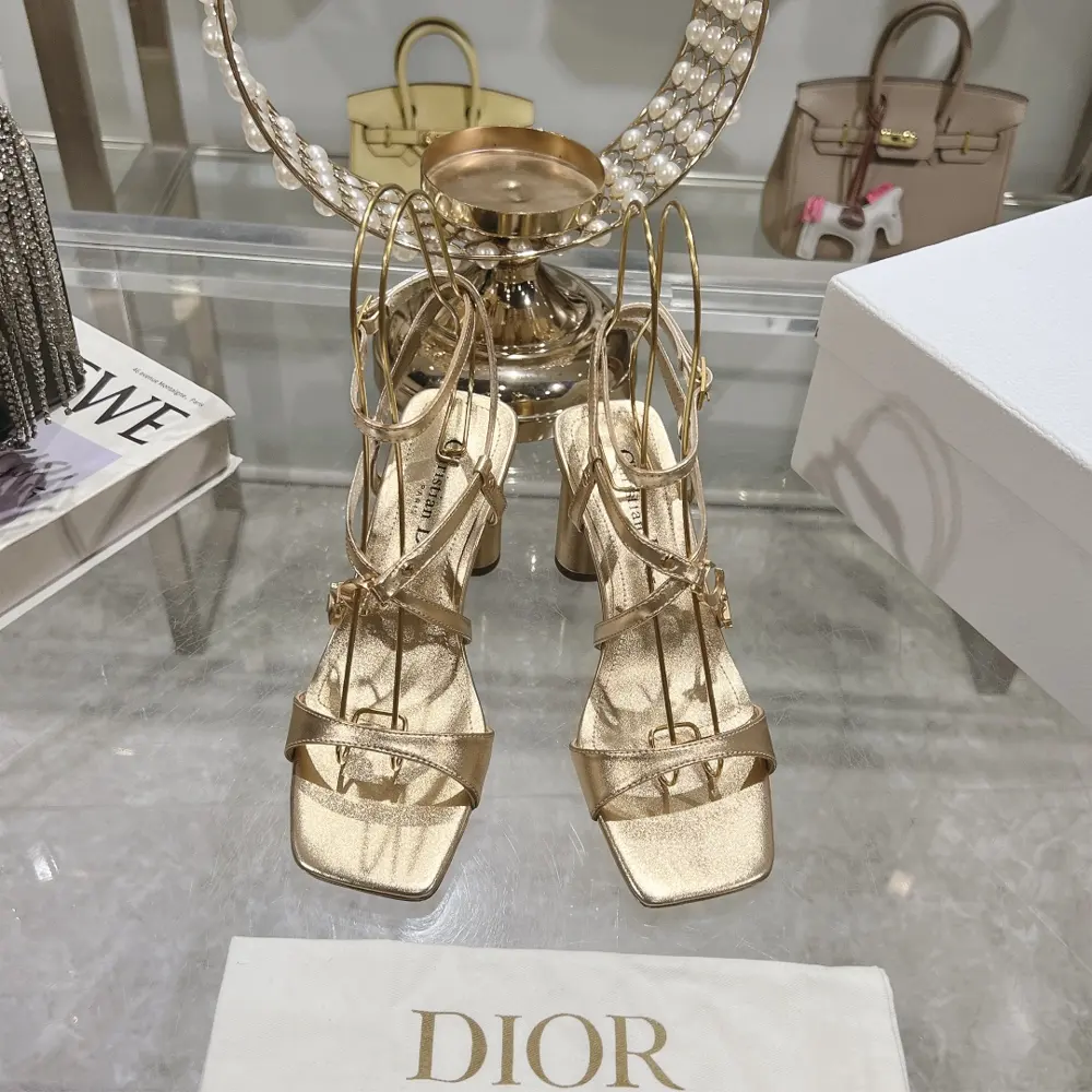 Dior 2024 Spring and Summer New Haute Couture Series C’est Thick Heel Square Toe Women’s