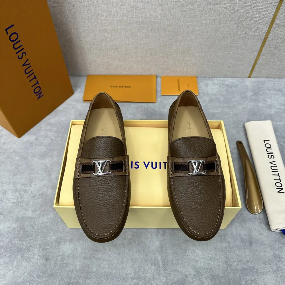 Louis Vuitton classic moccasins slip-on loafers