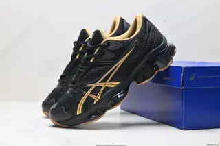 ASICS Gel-Quantum Kinetic “Carbon Pure Gold” Energy Kinetic Series Lightweight Full-length 1203A270-201