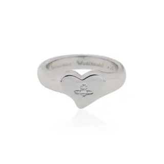 Vivienne Westwood polished small heart ring-gold
