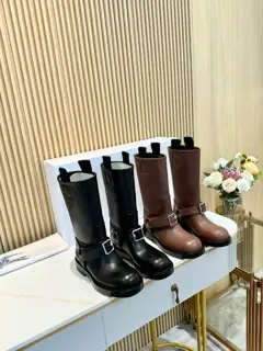 BURBERRY long equestrian boots