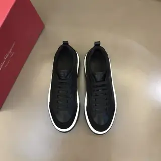 Salvatore Ferragamo patchwork casual sneakers