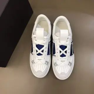 Valentino calfskin lace-up sneakers
