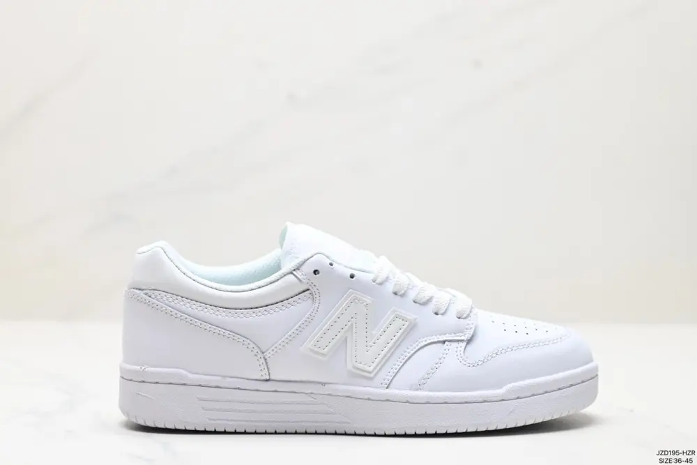 New Balance NB480 series shock-absorbing and wear-resistant low-top lace-up casual sneakers BB480LEO