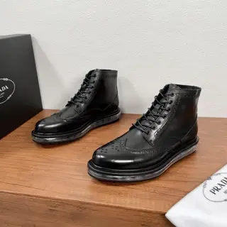 Prada men’s high-top slip-on air cushion shoes