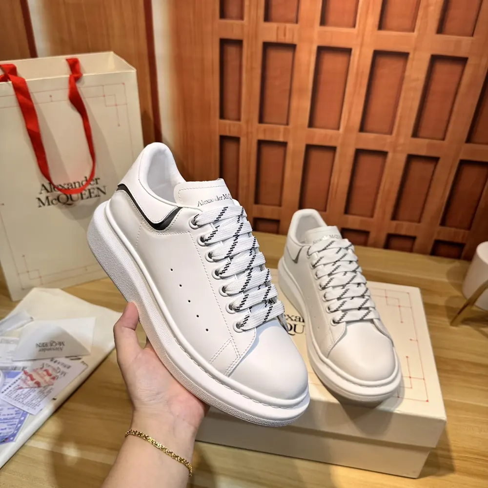 Alexander McQueen white shoes