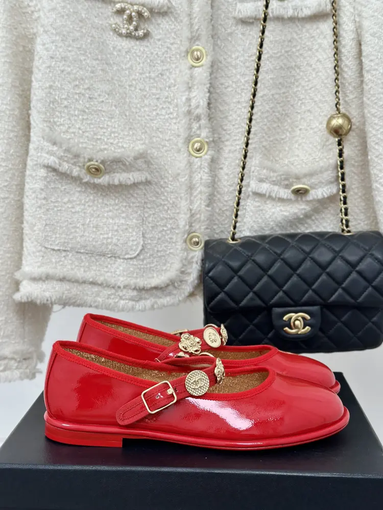 Chanel Milan catwalk Mary Jane shoes
