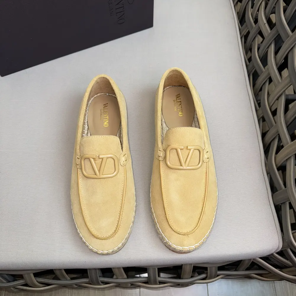 Valentino Fisherman Shoes Series|Imported original fabric for upper|Cow leather