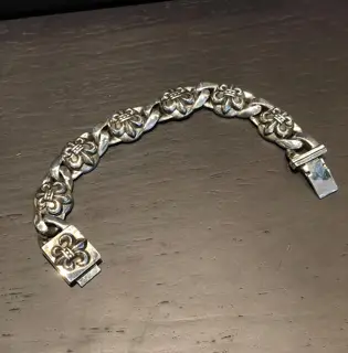 Chrome Hearts Scout Flower Chunky Bracelet