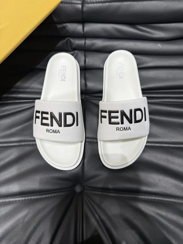 Fendi luxury slippers