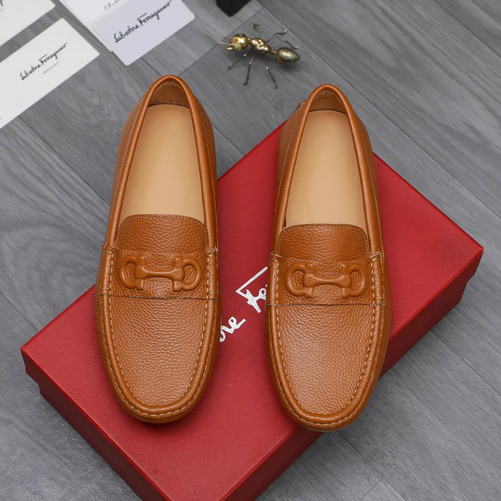 Salvatore Ferragamo business slip-on men’s shoes