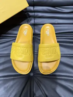 Fendi luxury slippers