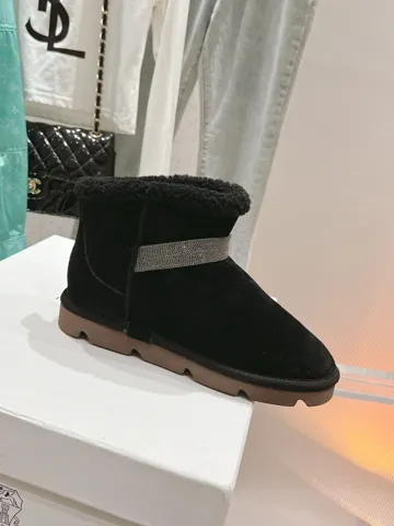 Brunello Cucinelli sheep curly snow boots The latest foreign trade hot-selling model
