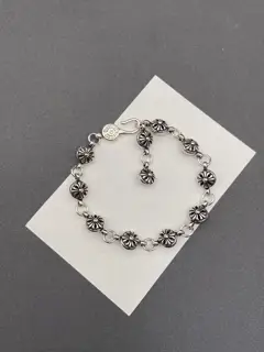 Chrome Hearts Cross Flower Ball Bracelet