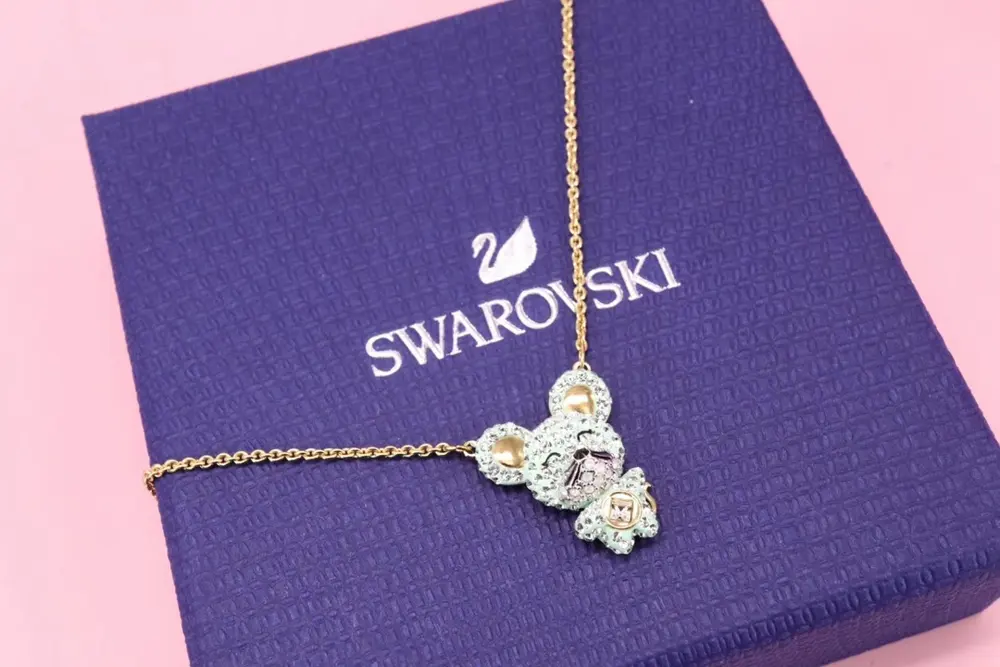 Swarovski Cartoon Zodiac Rat Series Clavicle Necklace