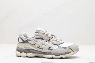 ASICS breathable mesh upper with some synthetic leather material uses the new AHAR+ rubber 1201A789-001