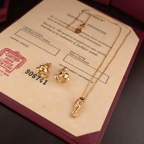 Cartier Necklace Earrings