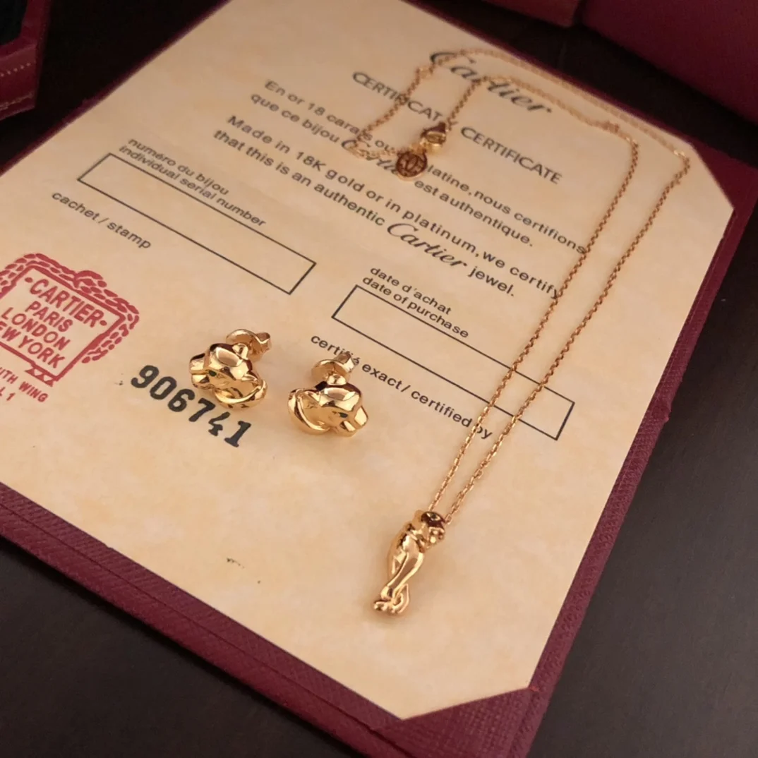 Cartier Necklace Earrings