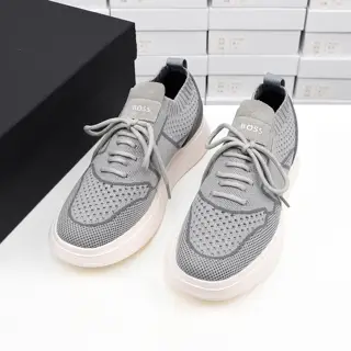 BOSS breathable flyknit sneakers