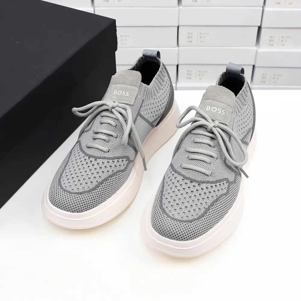 BOSS breathable flyknit sneakers