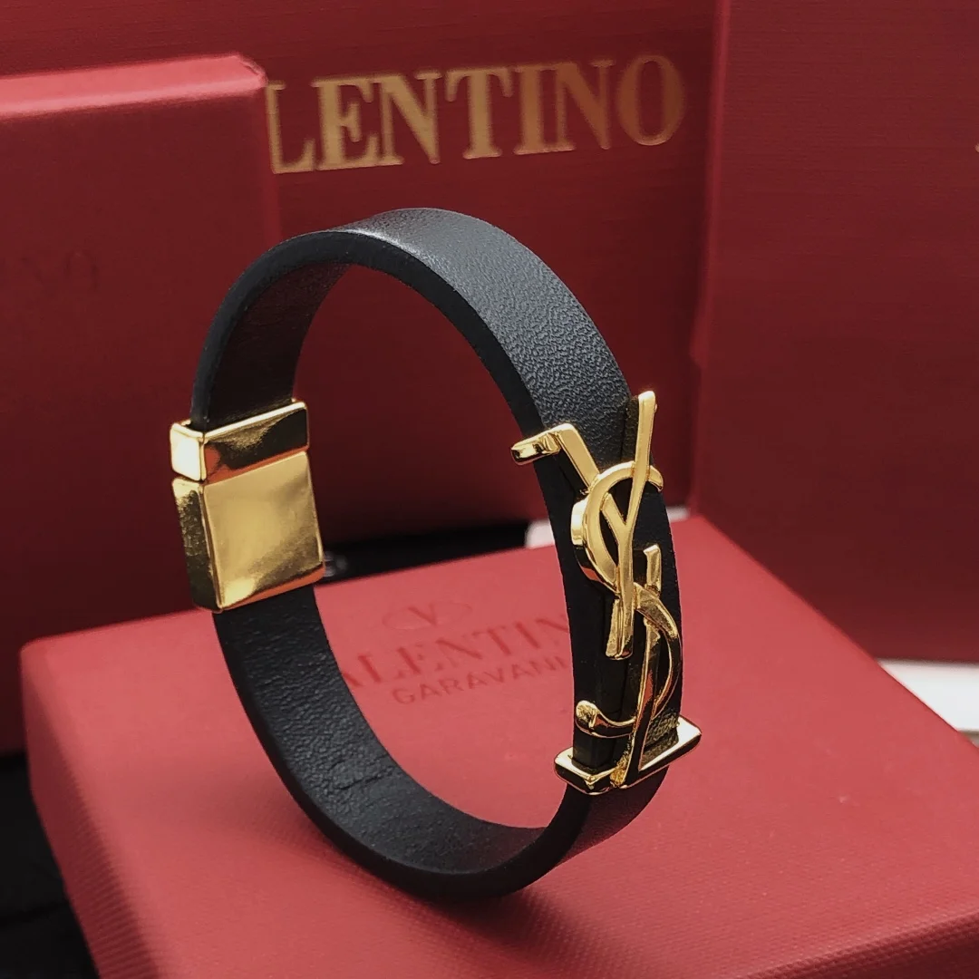 Yves Saint Laurent leather bracelet