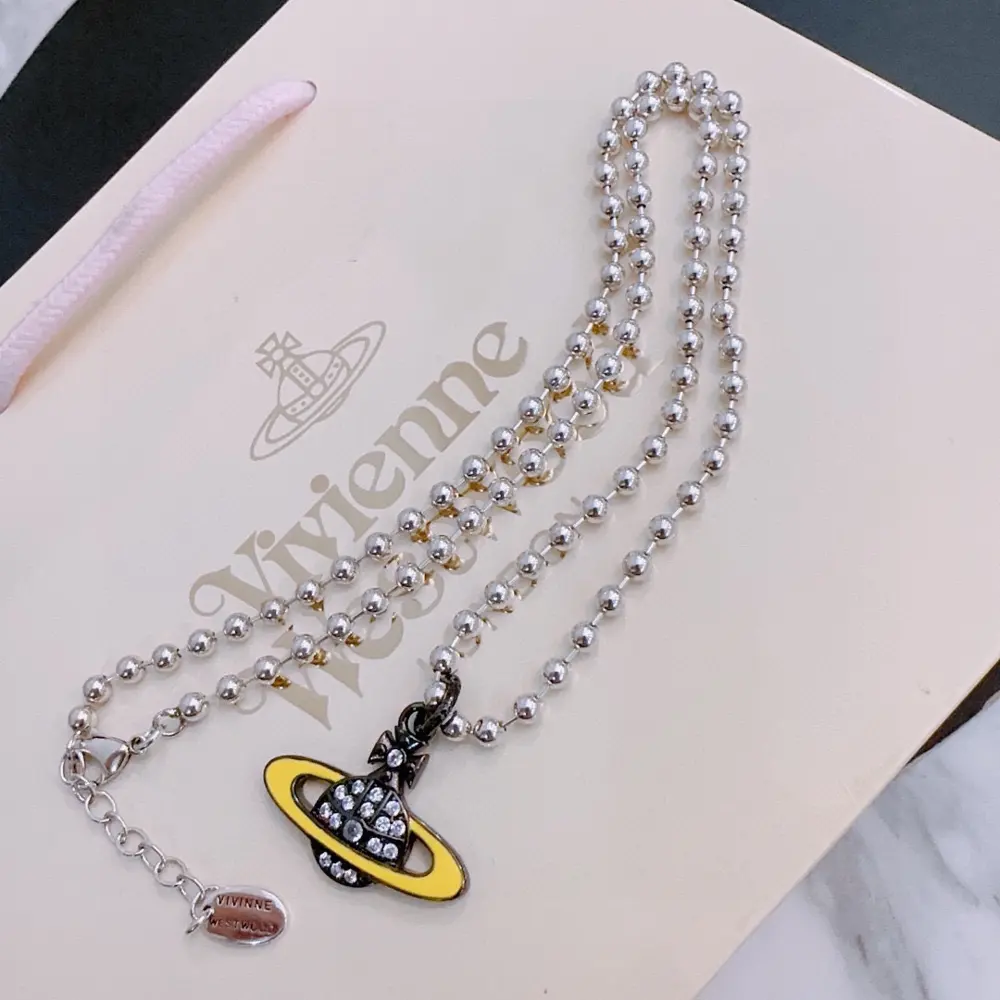 Vivienne Westwood Classic Large Saturn Necklace