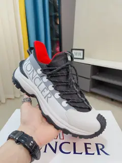 Moncler sports shoes Material: custom calfskin mesh breathable lining leather insole