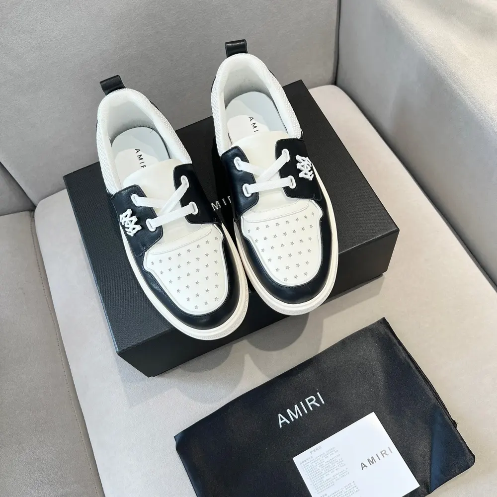 AMIRI 2025 strappy AMIRI bone shoes tassel casual leather shoes