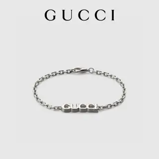 Gucci handwritten Gucci logo bracelet